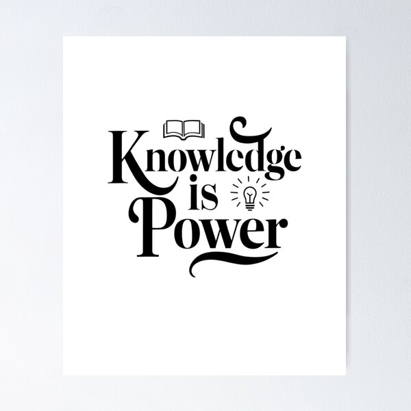 Item preview, Education and Learning : "Knowledge is Power" designed and sold by deluxedigital1.