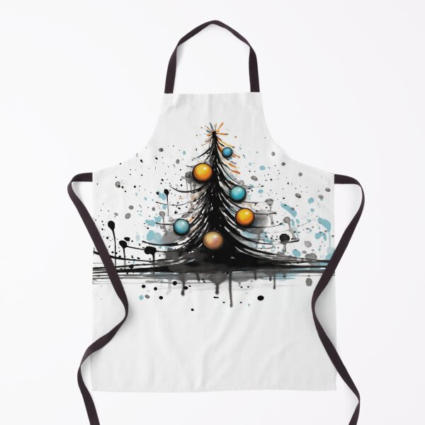 Item preview, Christmas - Holiday Tree Ink Drawing designed and sold by Roxane Bay.