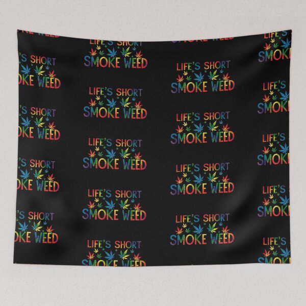 Item preview, Life's Short, Smoke Weed - Black designed and sold by JLEmporium.