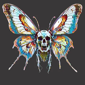Artwork thumbnail, Death Moth by RadManDesigns