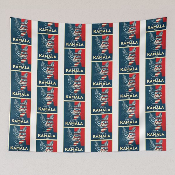 Item preview, Cats for Kamala designed and sold by partyfarty.