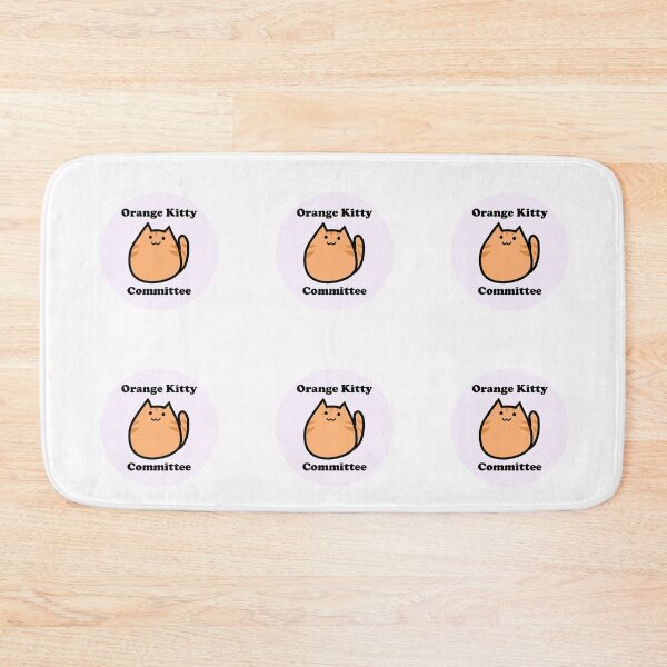 Item preview, Orange Kitty Committee designed and sold by BrainChaosArt.