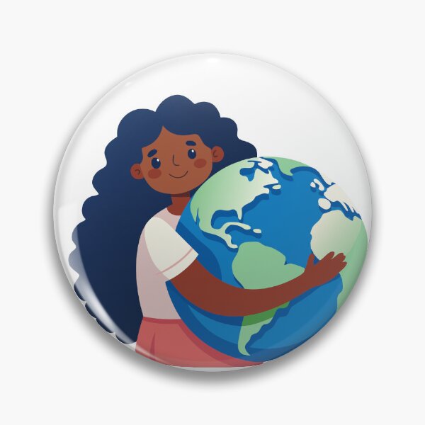 Item preview, African Girl Holding Earth Planet designed and sold by natalielaf.