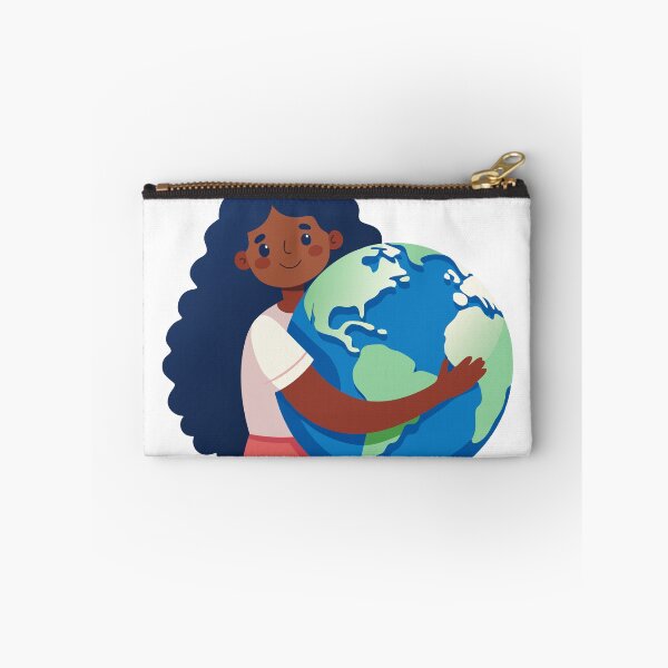 Item preview, African Girl Holding Earth Planet designed and sold by natalielaf.