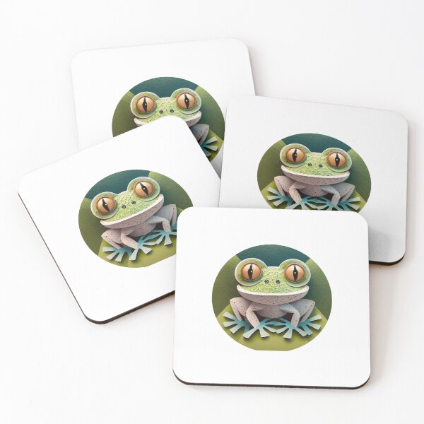 Item preview, Cute little Green Frog designed and sold by CreateDreamz.