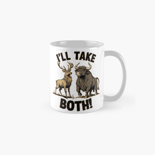 Item preview, I'll Take Both Stag and Bull Vixen Wife Design  designed and sold by Vixen-Games.
