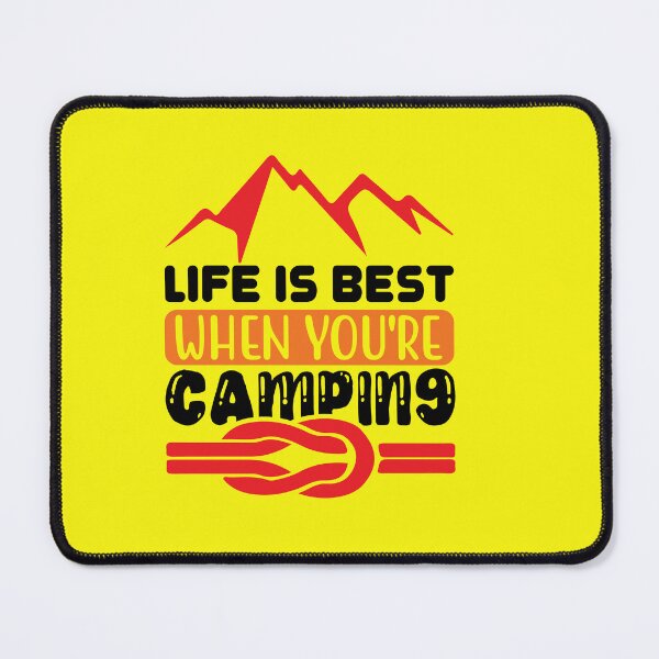 Item preview, Life is best when you're camping designed and sold by Wit & Wear Company.