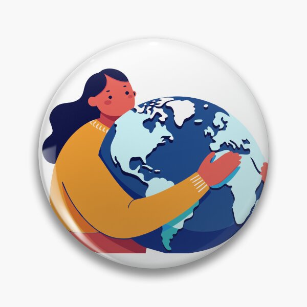 Item preview, Girl Holding Earth Planet designed and sold by natalielaf.