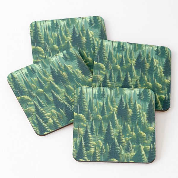 Item preview, Pinewood Scenery Pattern designed and sold by Gaborai.