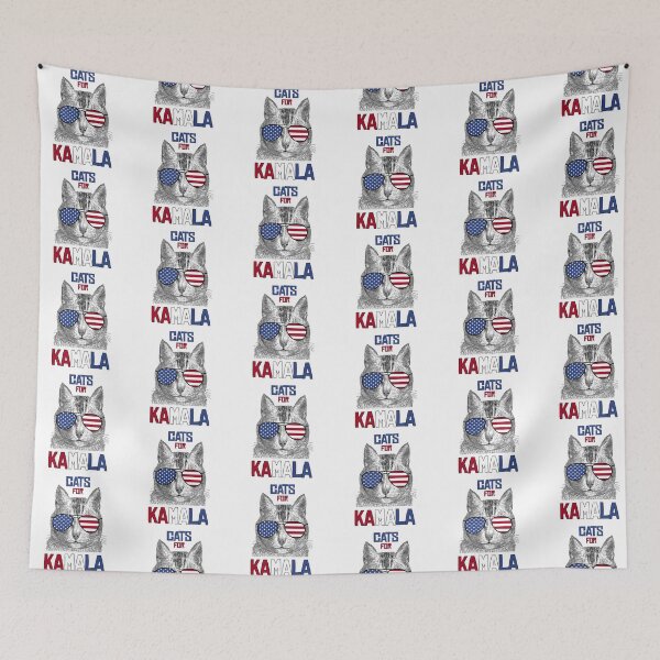 Item preview, Cats for Kamala designed and sold by partyfarty.