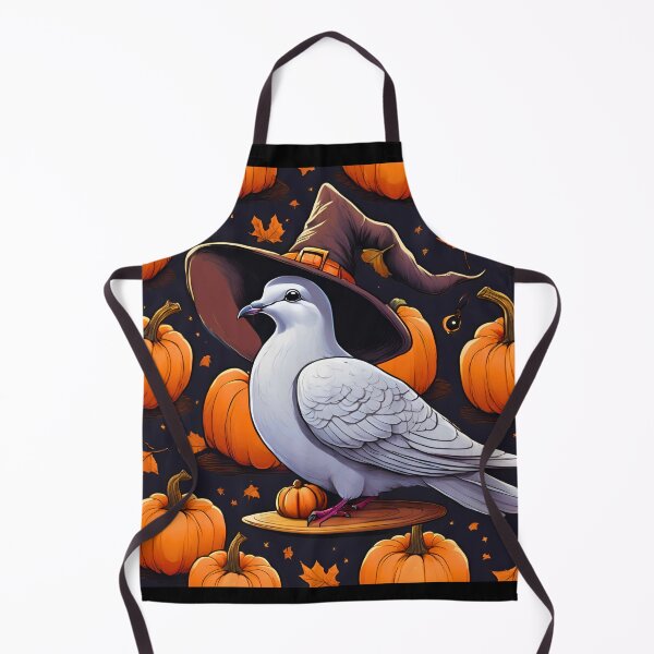 Item preview, Pigeon In A Witch's Hat With Pumpkins For Halloween designed and sold by JustCrazyPigeon.