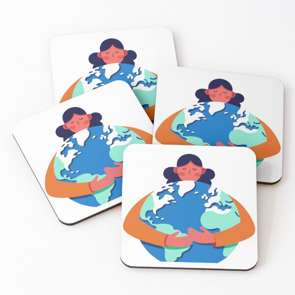 Item preview, Girl Holding Earth Planet designed and sold by natalielaf.