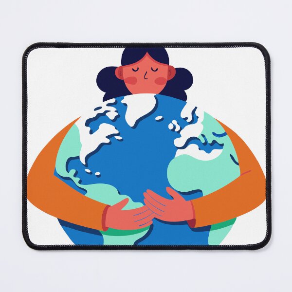 Item preview, Girl Holding Earth Planet designed and sold by natalielaf.