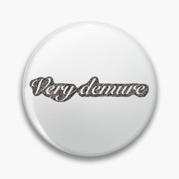 Item preview, Very demure (glitter black) designed and sold by SnugbugStudios.
