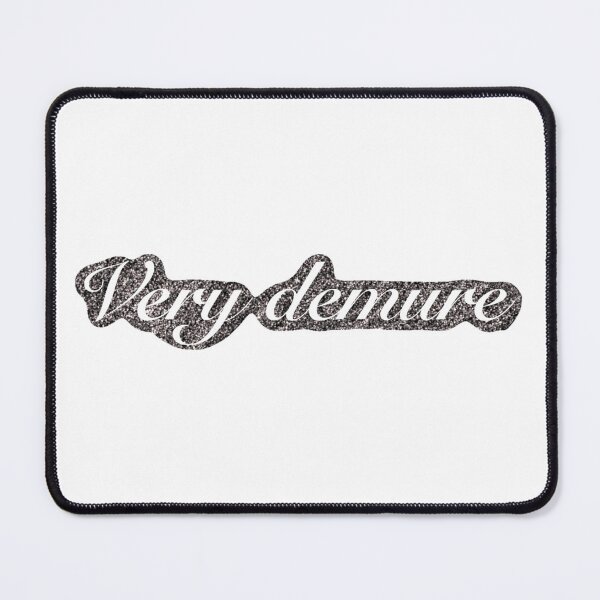 Item preview, Very demure (glitter black) designed and sold by SnugbugStudios.