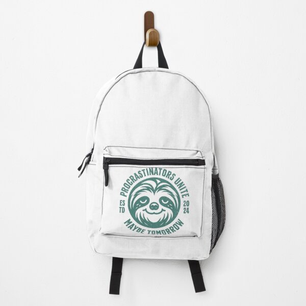Item preview, Procrastinators Unite, Maybe Tomorrow - Sloth Slogan designed and sold by Syrupulse.