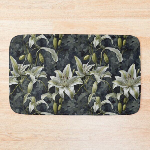 Item preview, Moonlight Stargazer Lily Floral Pattern designed and sold by FlowerMeFlorals.
