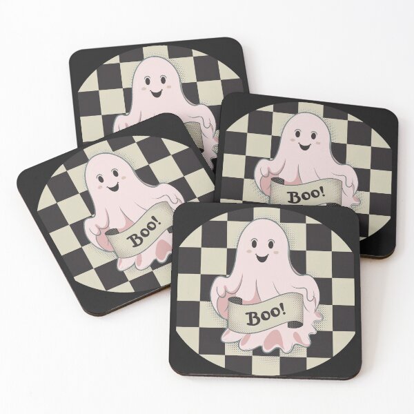 Item preview, Halloween Vintage Pink Ghost designed and sold by tamdevo1.
