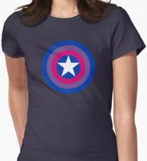 Pride Shields - Bi Women's Fitted T-Shirt