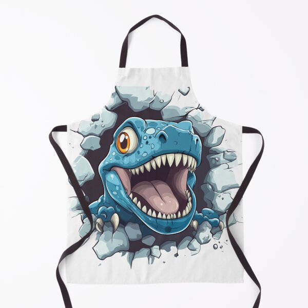 Item preview, Blue Dino Sticker designed and sold by NicolasGlowArt.