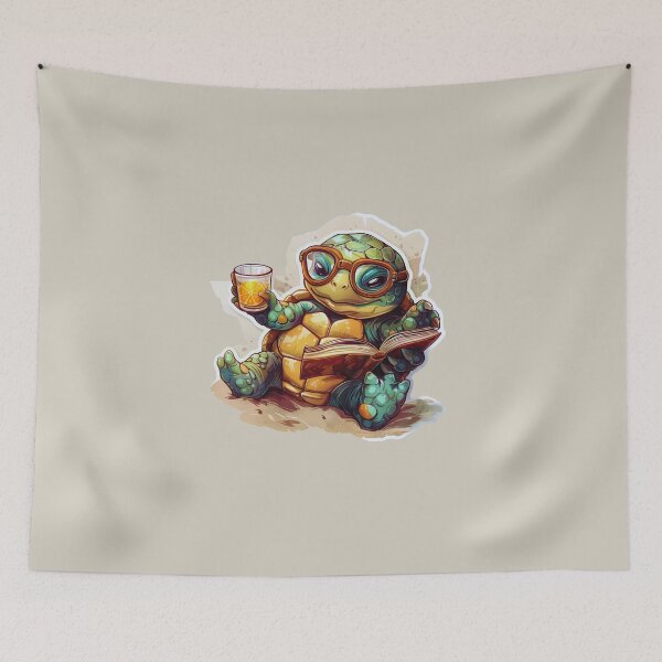 Item preview, Beachside Reading: Turtle's Beachside Retreat designed and sold by UniqVibe.