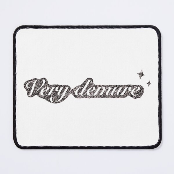 Item preview, Very demure (glitter black stars) designed and sold by SnugbugStudios.