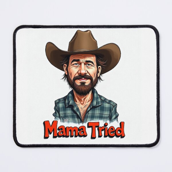 Item preview, Mama Tried - Merle Haggard Caricature designed and sold by sockdollager.