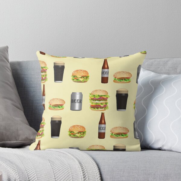 Item preview, Burgers and Beers Pattern designed and sold by KeeganCreations.