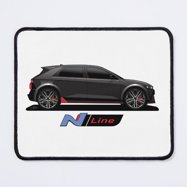 Item preview, Ioniq 5 N line Black illustration designed and sold by blackdogshop.