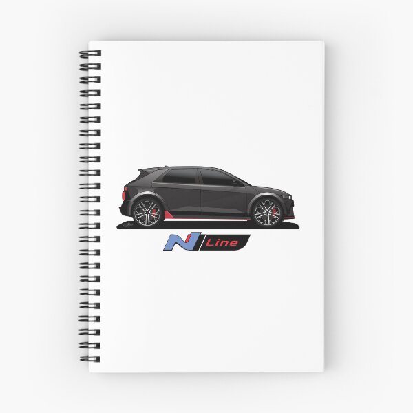 Item preview, Ioniq 5 N line Black illustration designed and sold by blackdogshop.