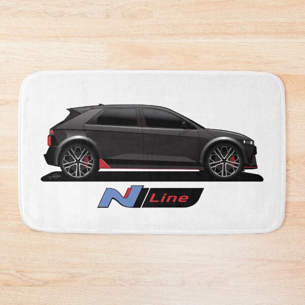 Item preview, Ioniq 5 N line Black illustration designed and sold by blackdogshop.