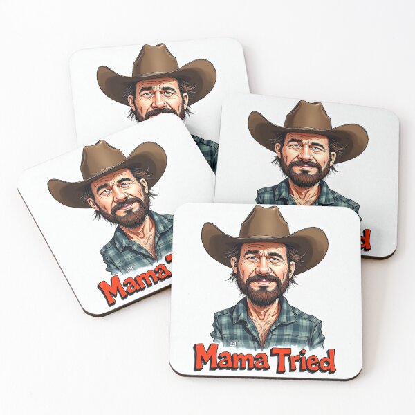 Item preview, Mama Tried - Merle Haggard Caricature designed and sold by sockdollager.