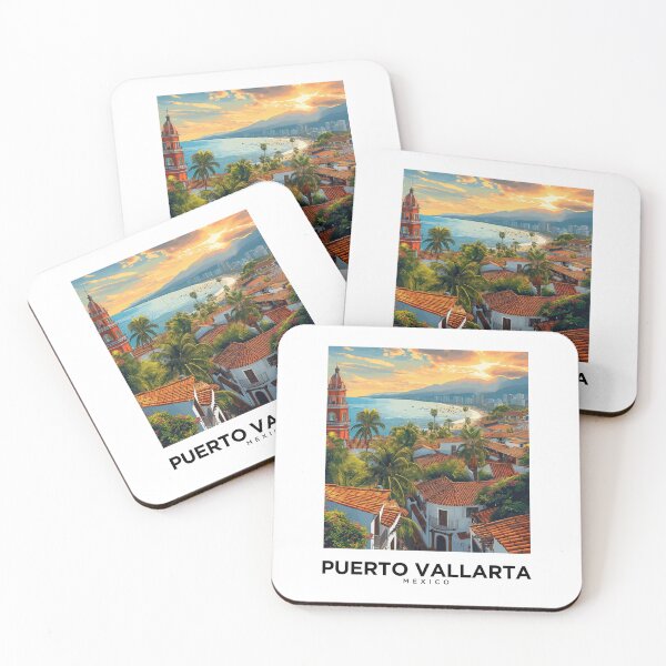 Item preview, Puerto Vallarta Mexico Travel Art designed and sold by SavinMercantile.