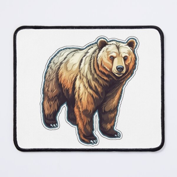 Item preview, Strong Bear Sticker designed and sold by Enea Kelo.