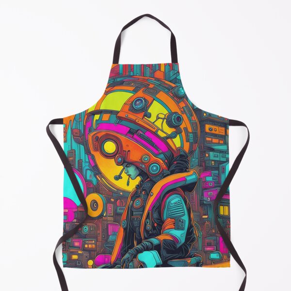 Item preview, Cyberpunk Neuromancer, Abstract Psychedelic, Poster Art, Surreal designed and sold by Burn-Ego.