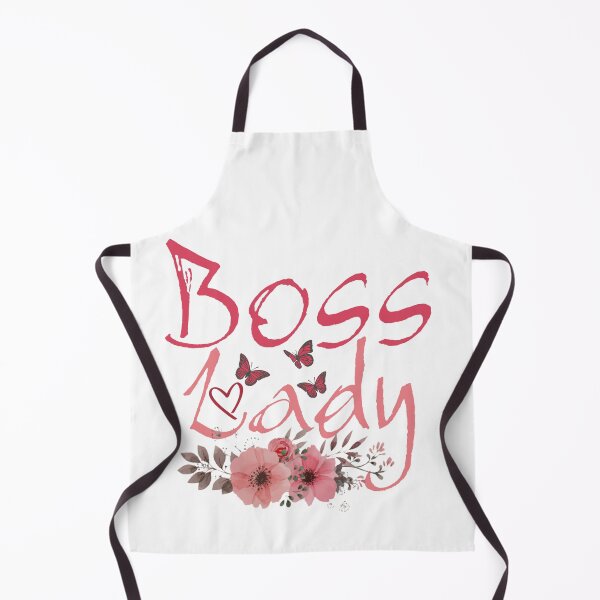 Artikelvorschau, Boss Lady, rosa Blumen und Schmetterlinge entworfen und verkauft von adlkh.