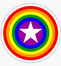 Pegatina Escudos del orgullo - Arco iris
