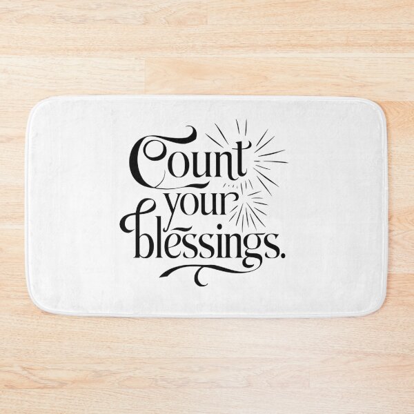 Item preview, Gratitude and Positivity: "Count Your Blessings" designed and sold by deluxedigital1.