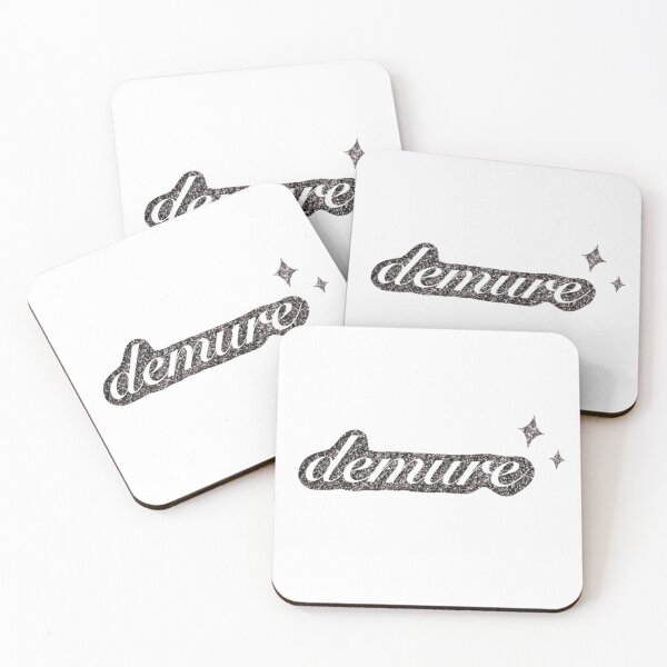 Item preview, Demure (glitter black) designed and sold by SnugbugStudios.