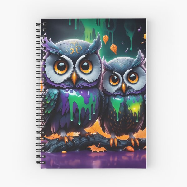 Item preview, Paint Dripped Owls designed and sold by TechnoWhimsy.