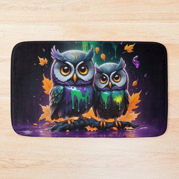 Item preview, Paint Dripped Owls designed and sold by TechnoWhimsy.