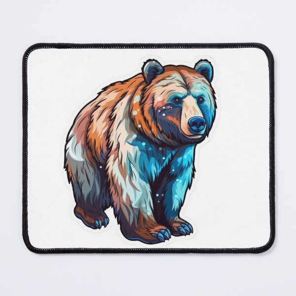 Item preview, Strong Bear Sticker designed and sold by Enea Kelo.