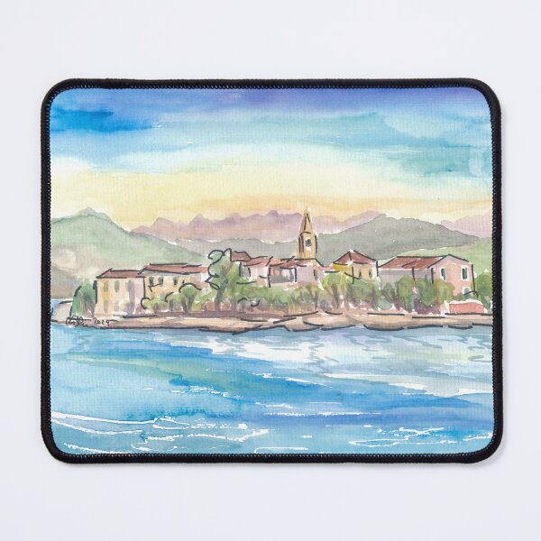 Item preview, Isola dei Pescatori Seascape with Lago Maggiore Borromean Islands designed and sold by artshop77.