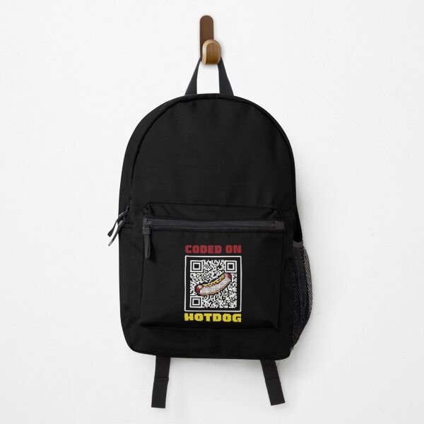 Item preview, Pixel Art Coded On Hotdog QR Code designed and sold by Printed-Memes.