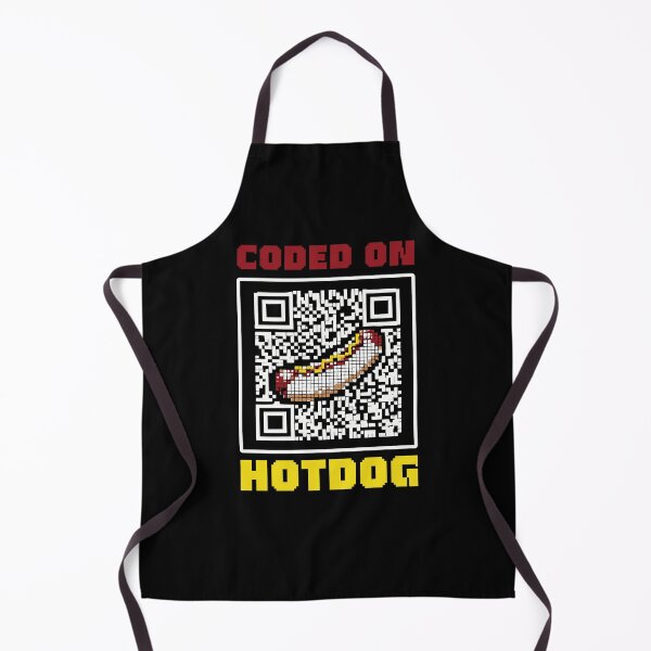Item preview, Pixel Art Coded On Hotdog QR Code designed and sold by Printed-Memes.