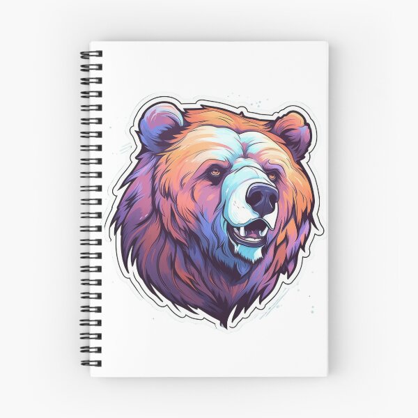 Item preview, Strong Bear Sticker designed and sold by Enea Kelo.