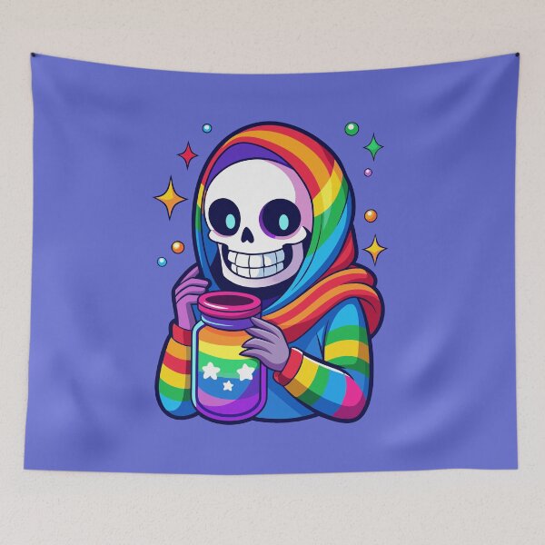 Item preview, rainbow skeleton designed and sold by jkrphoto.