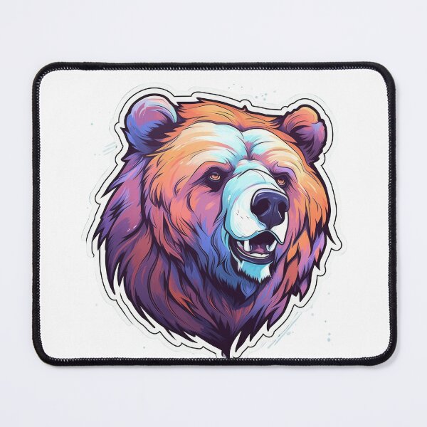 Item preview, Strong Bear Sticker designed and sold by Enea Kelo.