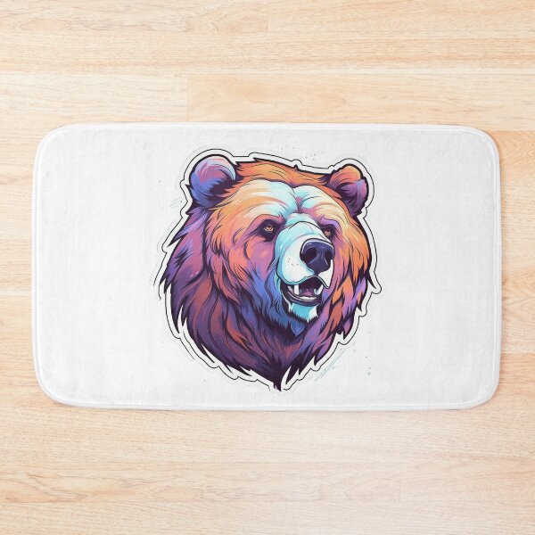 Item preview, Strong Bear Sticker designed and sold by Enea Kelo.