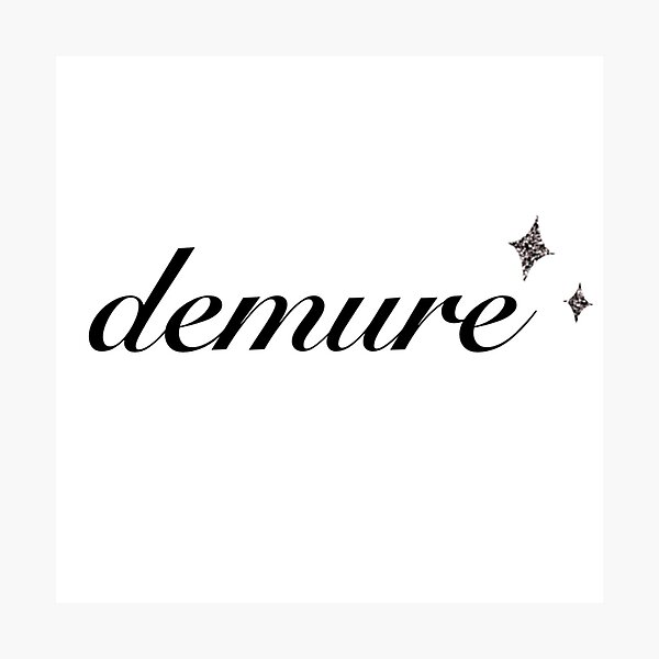 Item preview, Demure (glitter black stars) designed and sold by SnugbugStudios.